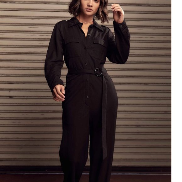 SAGE the label Pants - NWT sage the label chelsea jumpsuit black medium